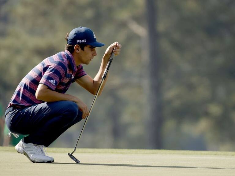 Joaquín Niemann tuvo un hoyo fatídico y quedó en las últimas posiciones del Masters de Augusta