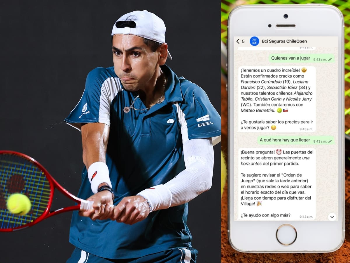 La IA llega al tenis: Chile Open incorpora la tecnología con llamativa plataforma