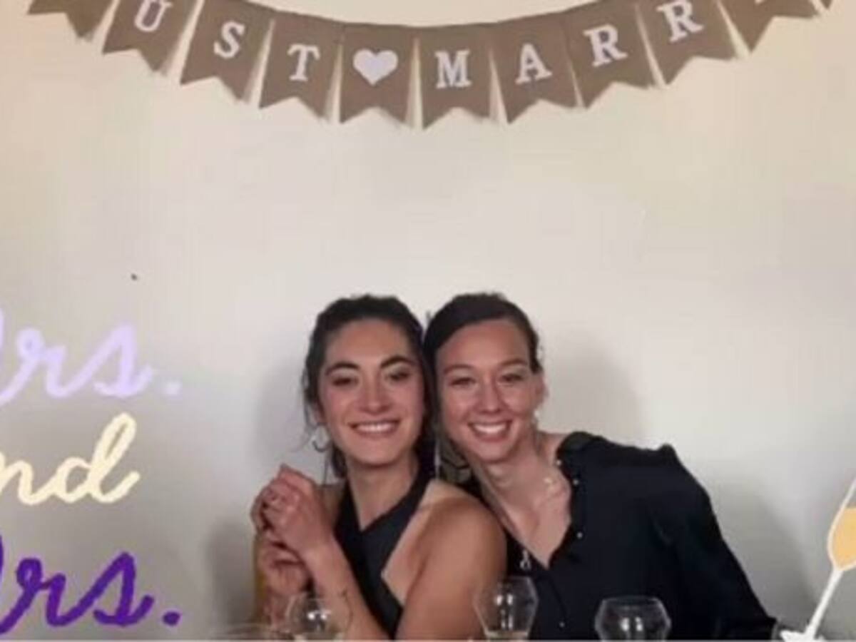 Cristhiane Endler y su esposa se emocionaron viendo a Cristian Garin en directo en Roland Garros