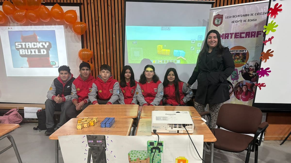 Colegio de Rengo entra al top 10 de las escuelas más innovadoras del mundo gracias a “Matecraft”