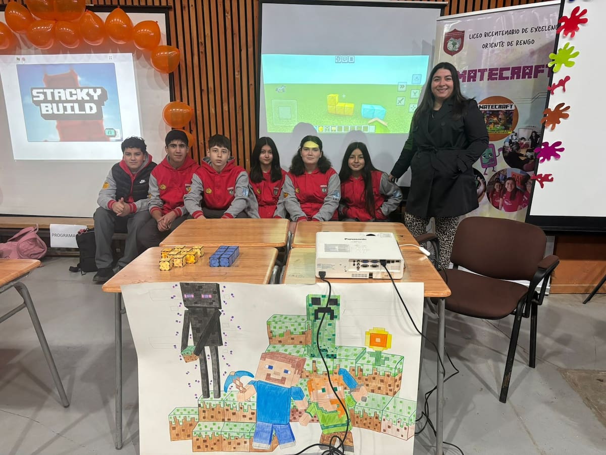 Colegio de Rengo entra al top 10 de las escuelas más innovadoras del mundo gracias a “Matecraft”