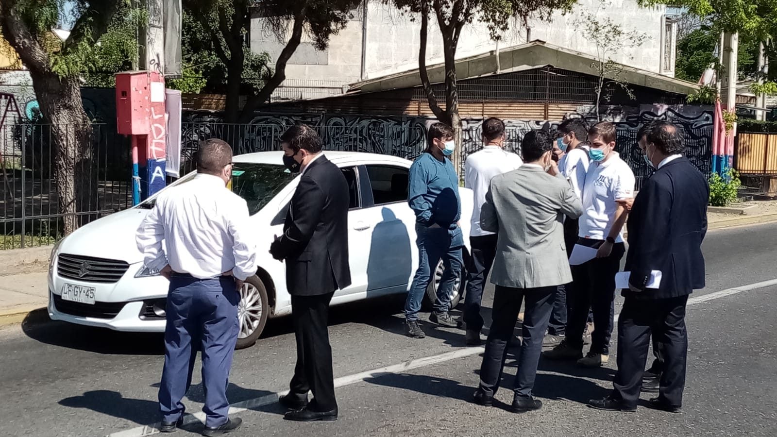 Reconstitución de escena del crimen de Itan en Maipú