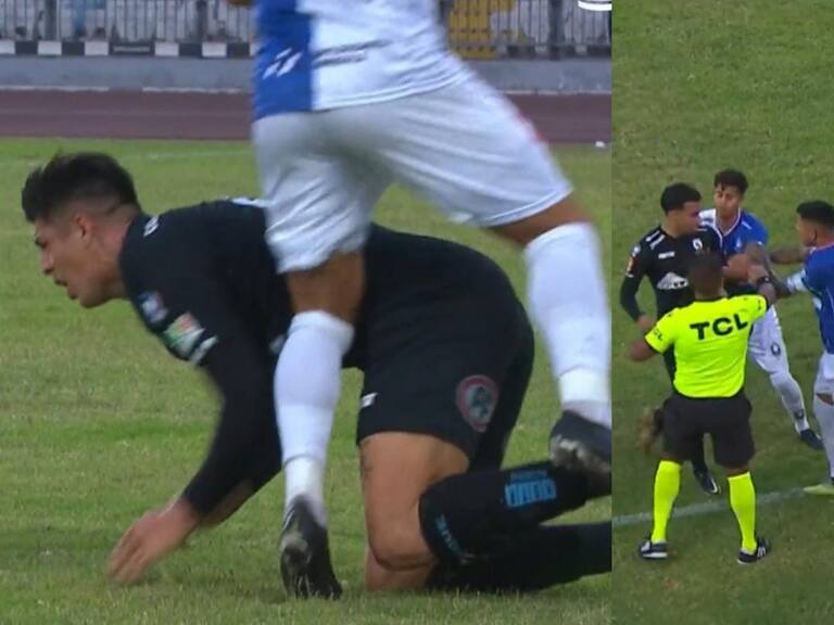 Patadas, empujones y tarjetas rojas: el caliente final del duelo entre Antofagasta e Iquique por la Liguilla de Ascenso