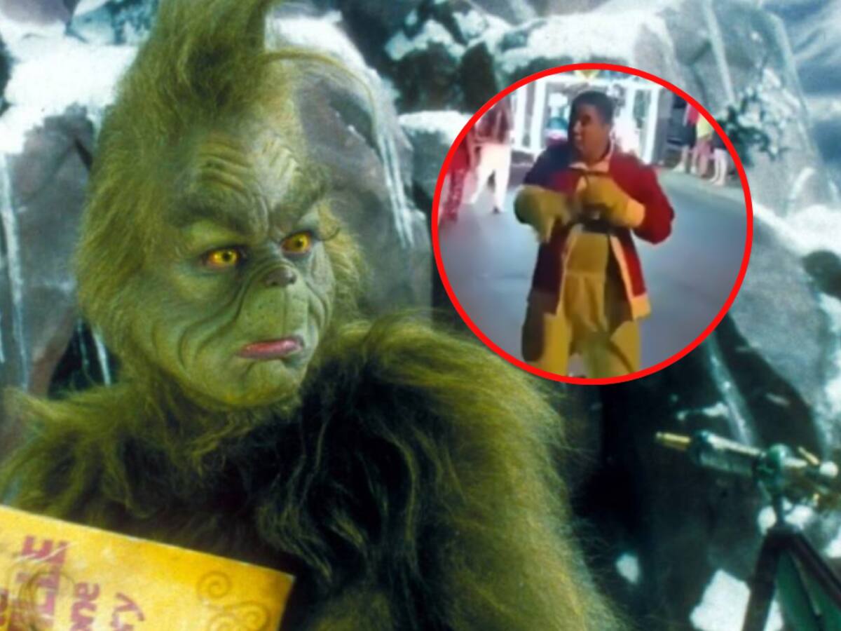 Pelea Navideña: agreden a carabinero disfrazado de “Grinch” en La Pintana