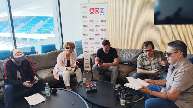 Los Tenores conversaron con directivos de River Plate, Peñarol y América en un programa especial desde el Claro Arena