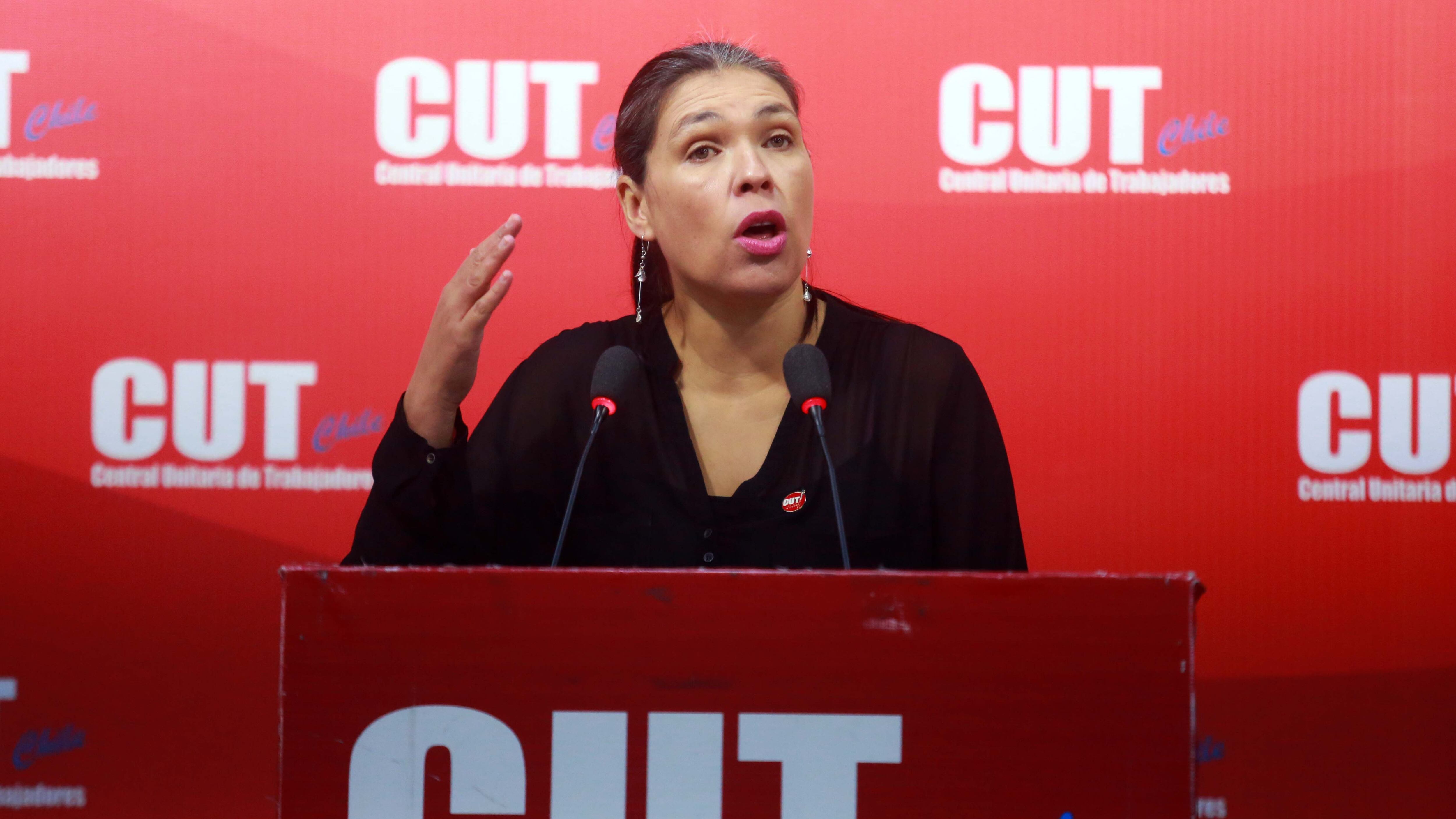Presidenta de la CUT, Bárbara Figueroa
