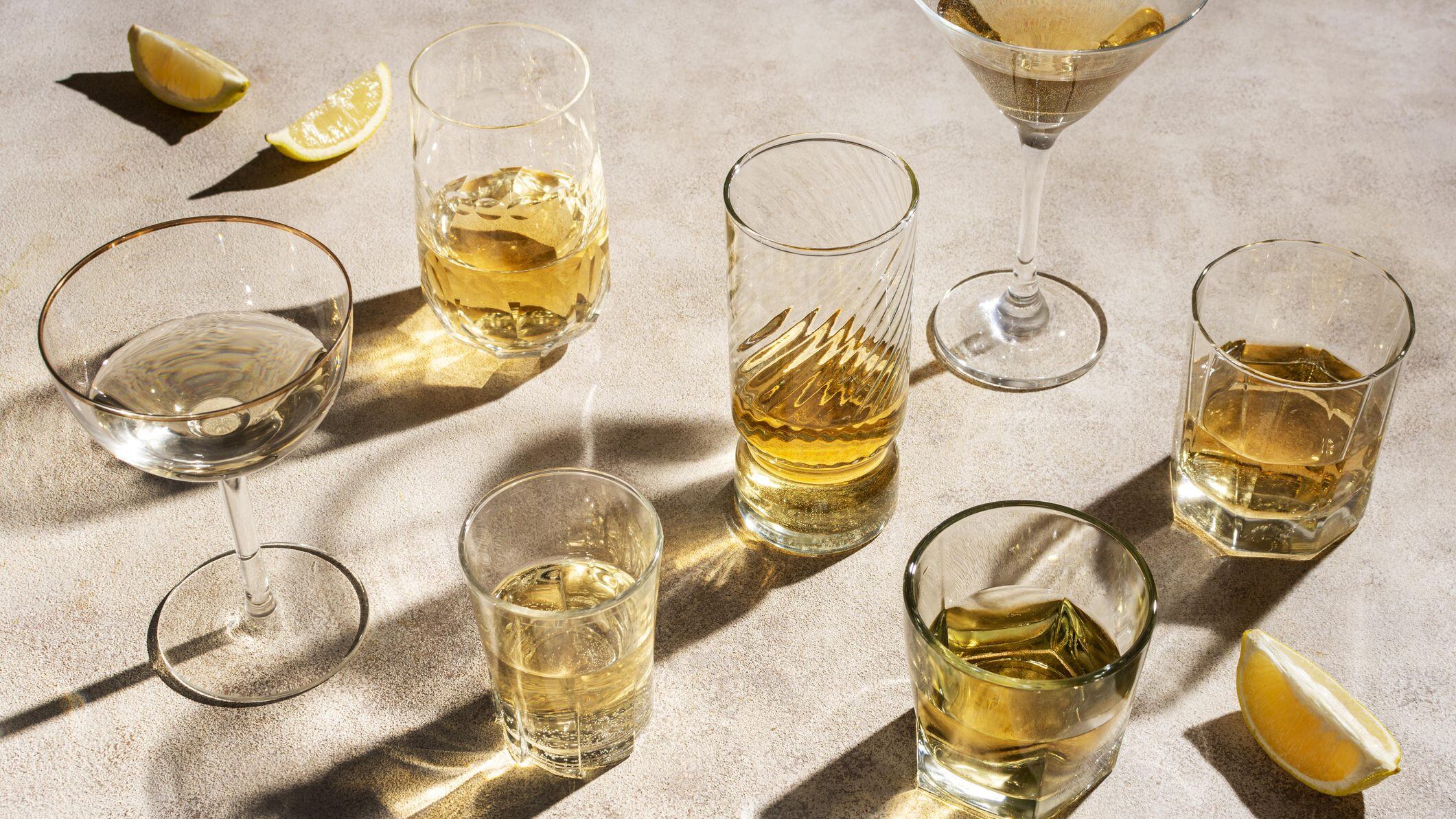 Arrangement with delicious mezcal beverage