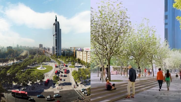 Nueva Plaza Italia: así quedará el emblemático punto de Santiago tras su ambiciosa remodelación