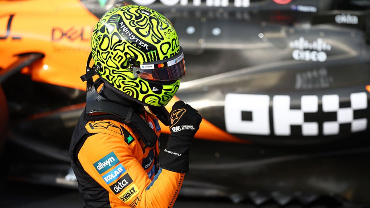 Quiere el título: Lando Norris da un golpe de autoridad y se quedó con la pole para la Sprint del GP de Brasil