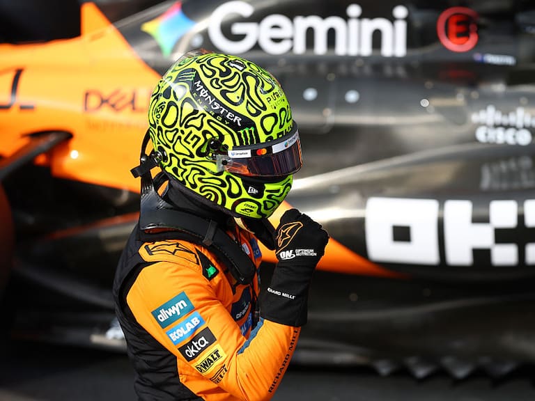 Lando Norris (McLaren) se quedó con la pole