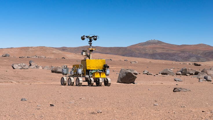Chile destaca como escenario de pruebas para un nuevo rover rodador que explorará Marte