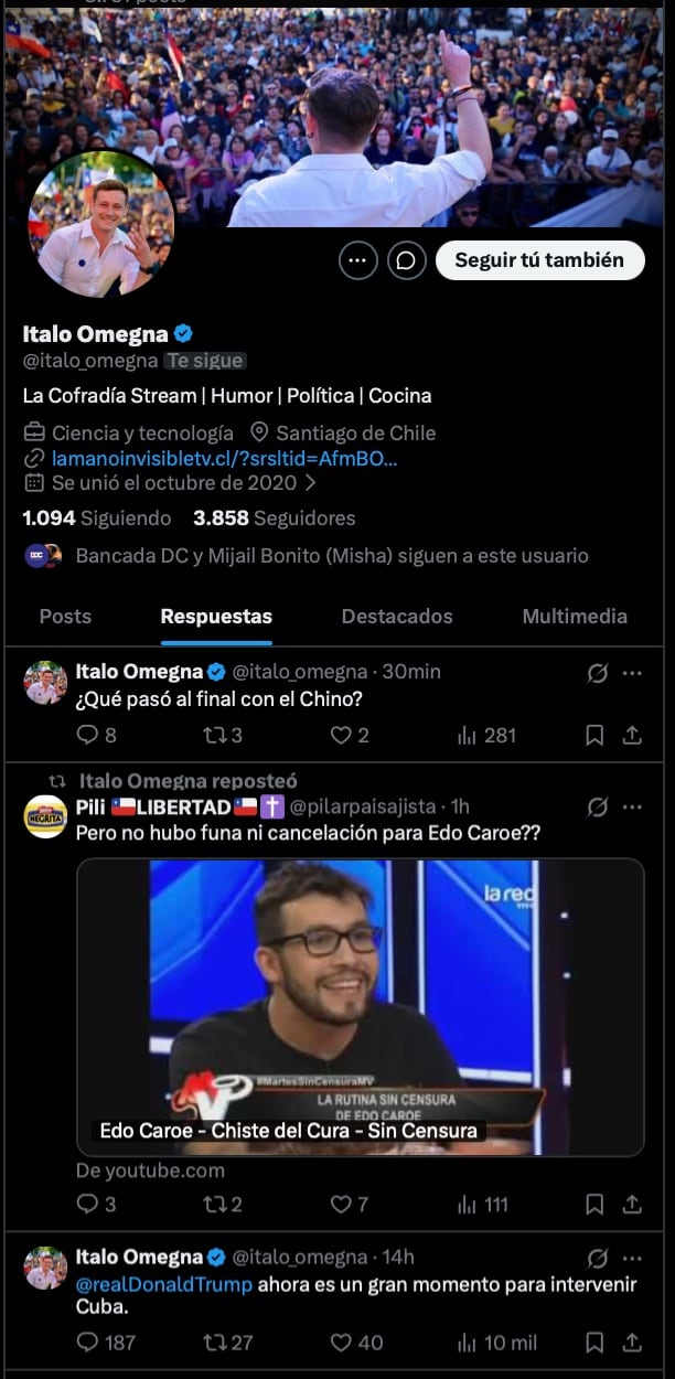 Italo Omegna en X