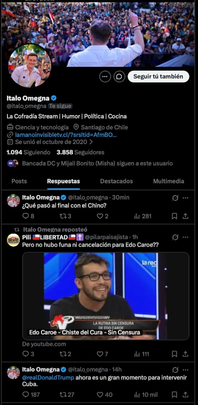 Italo Omegna en X