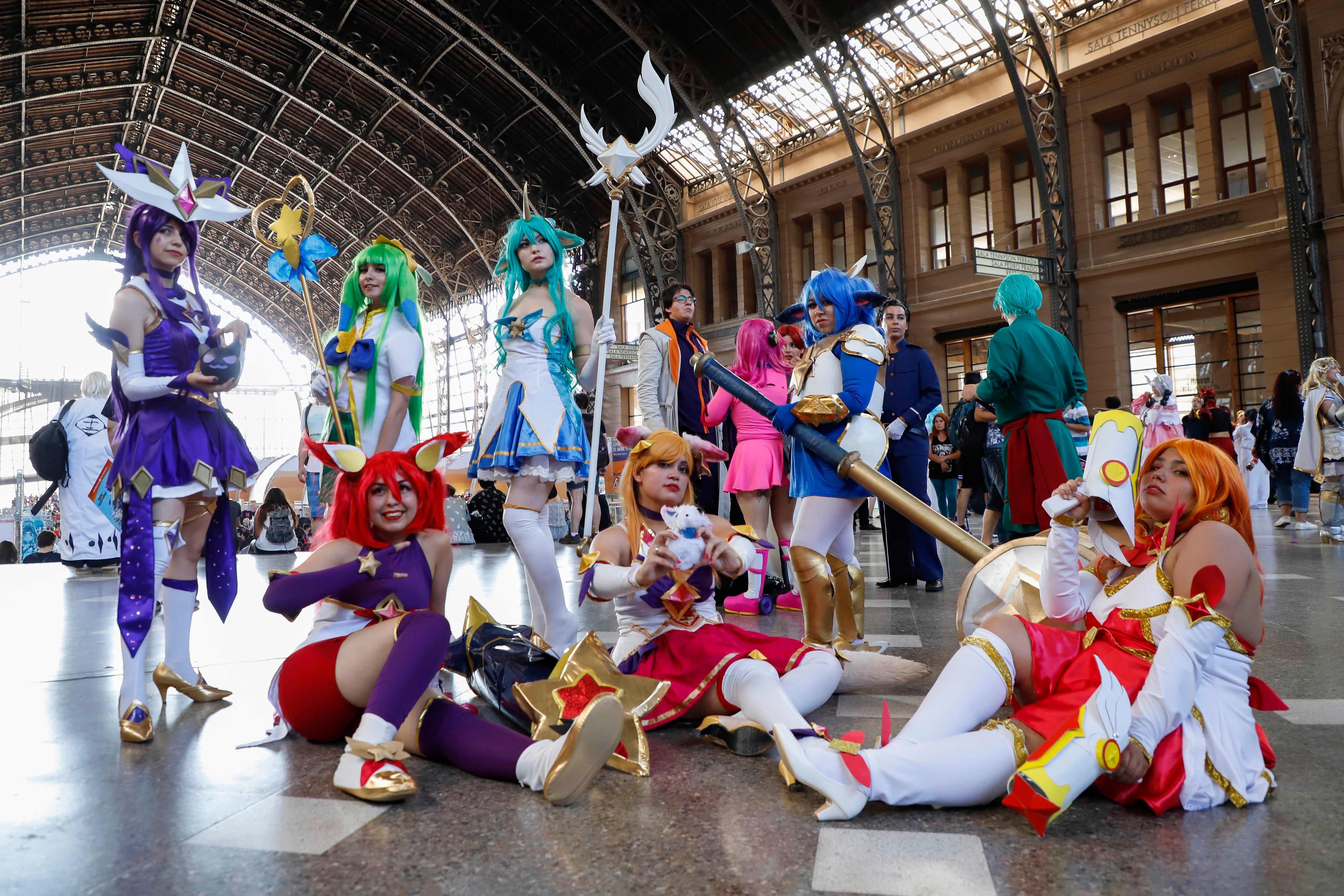 03 de febrero 2019/SANTIAGO
Día de cierre de la Anime Expo Santiago 2019, en el Centro Cultural Estación Mapocho
FOTO: RUBEN ZAMORA/AGENCIA UNO