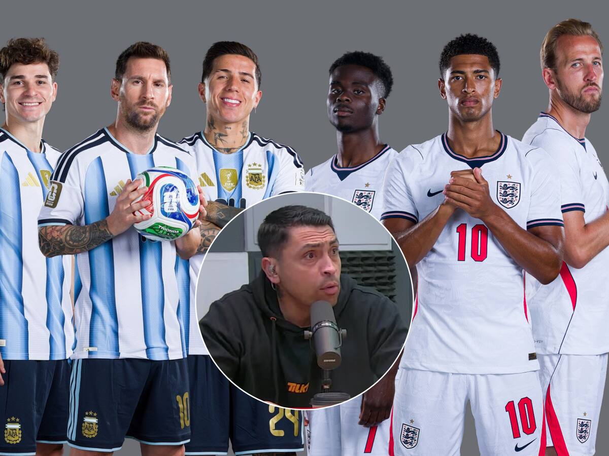 Gonzalo Jara elige a su favorito para el duelo Argentina-Inglaterra y enciende el debate