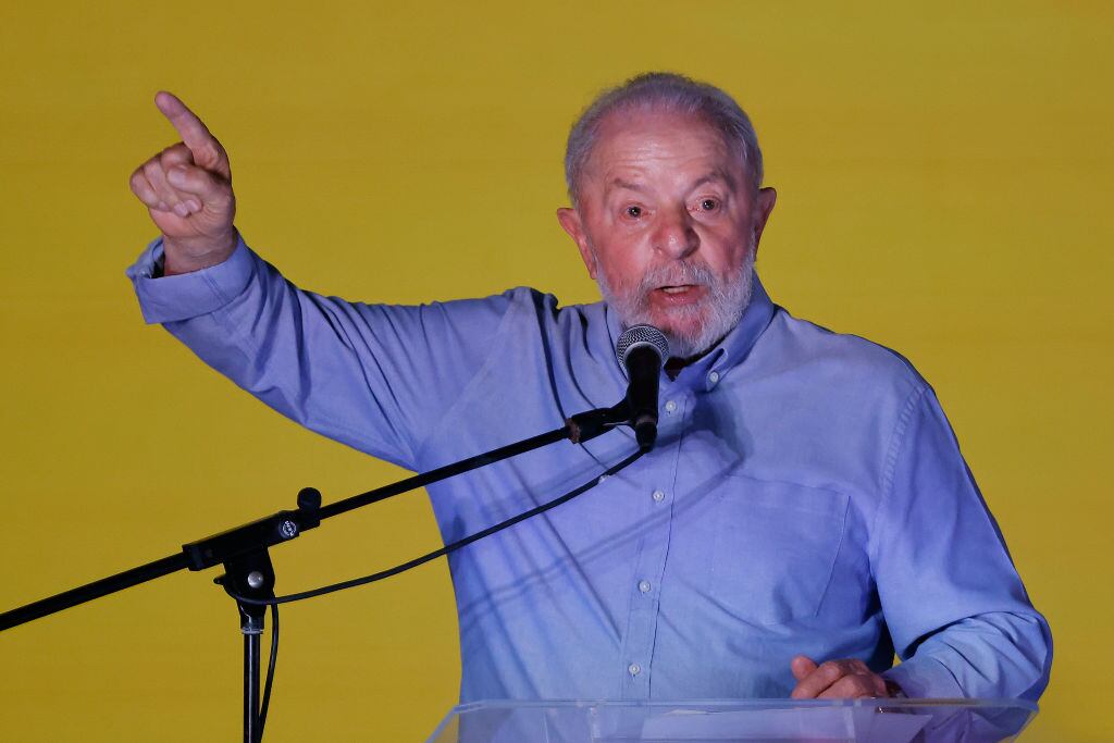 Luiz Inacio Lula Da Silva, el presidente de Brasil, habla durante un evento de la petrolera estatal en la ciudad de Río de Janeiro.