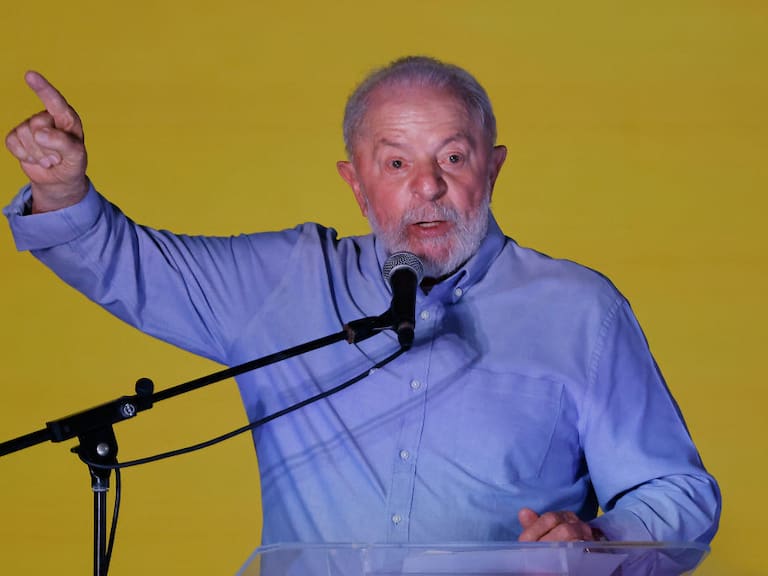 Luiz Inacio Lula Da Silva, el presidente de Brasil, habla durante un evento de la petrolera estatal en la ciudad de Río de Janeiro.