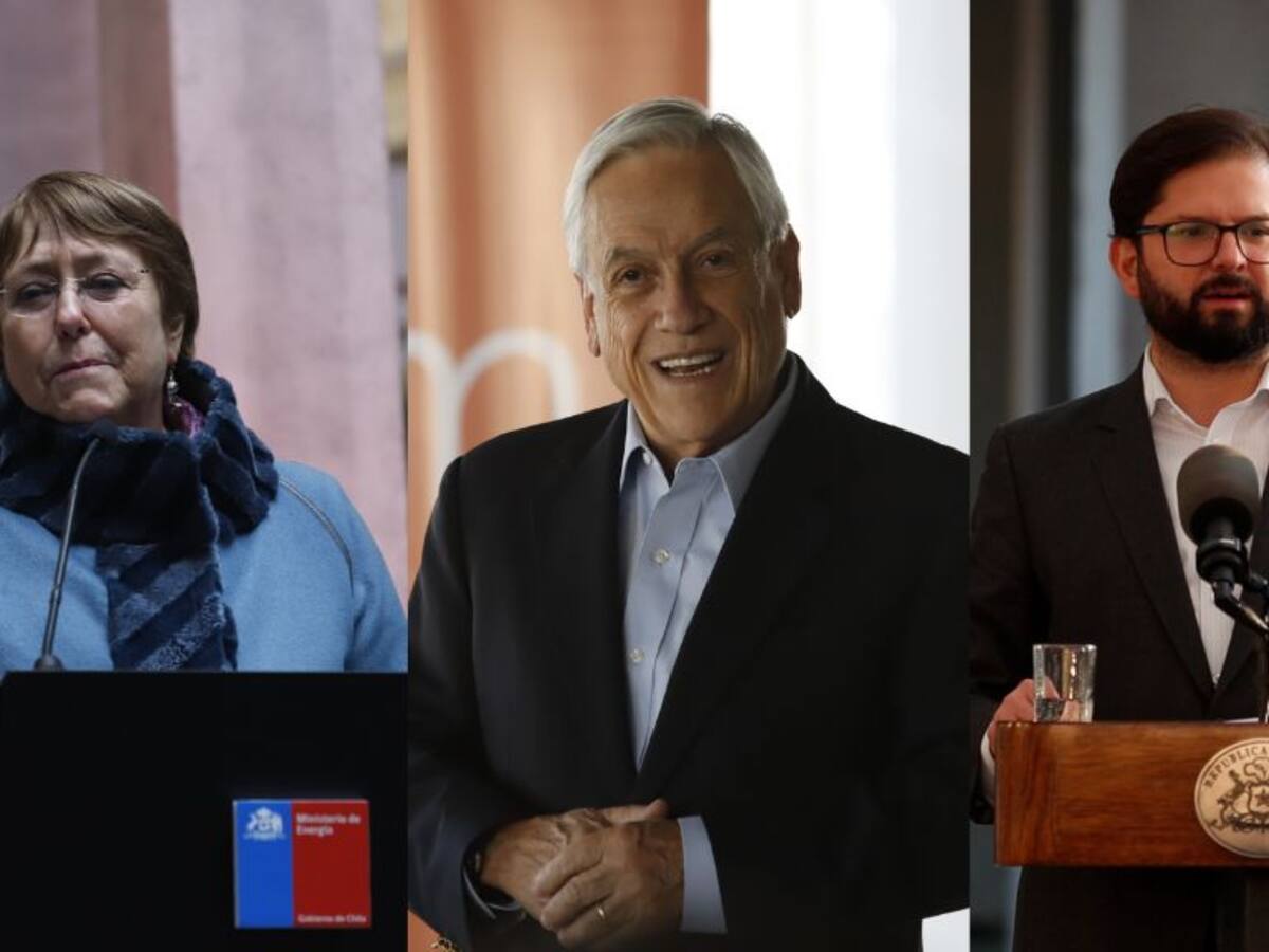 Sebastián Piñera, Michelle Bachelet y Gabriel Boric destacan entre los personajes más relevantes de la última década
