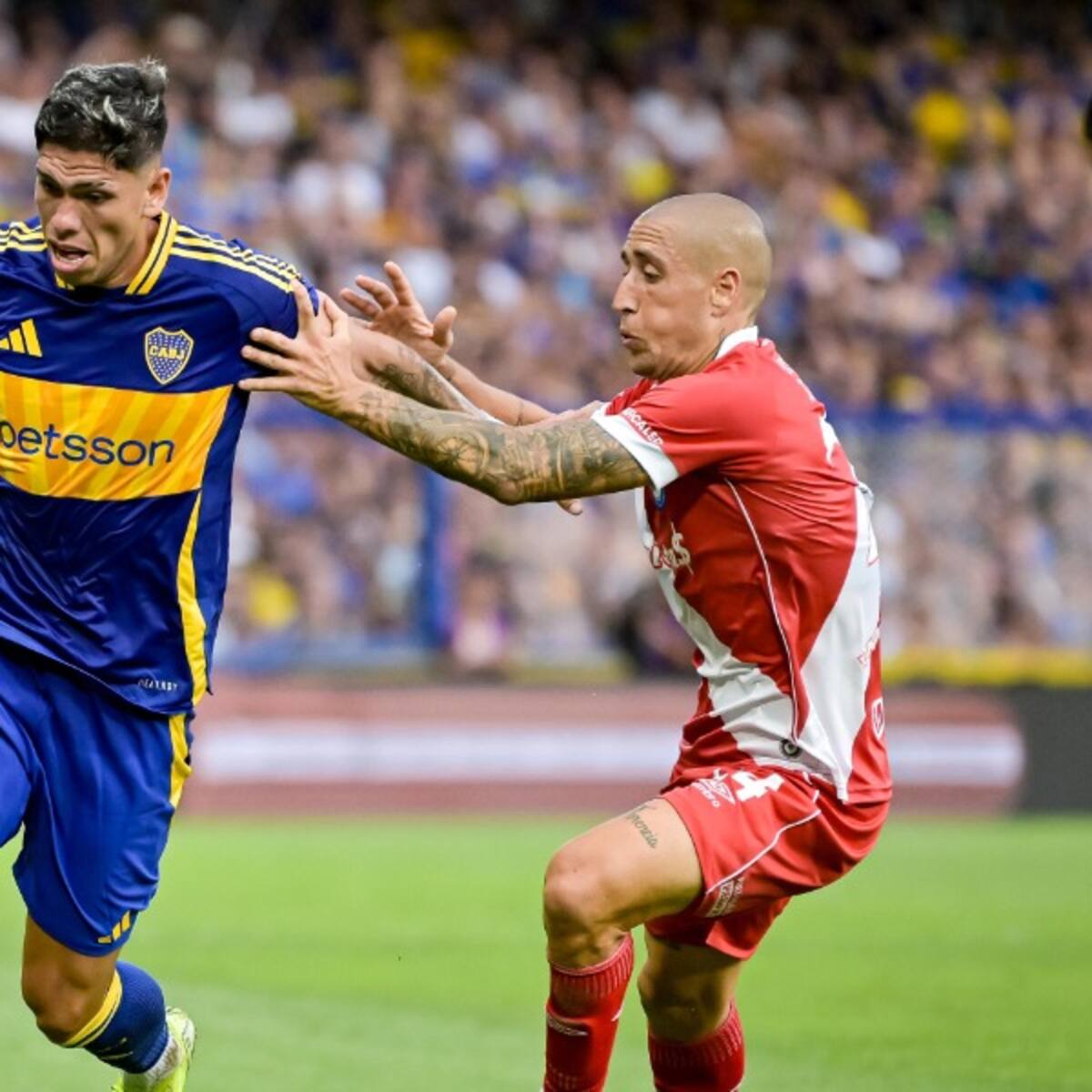 Boca empató ante Argentinos Juniors y Carlos Palacios fue elegido la figura del partido