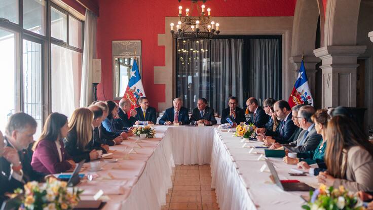 A días de su primera cuenta pública: Presidente Kast encabeza su cuarto consejo de gabinete en Cerro Castillo