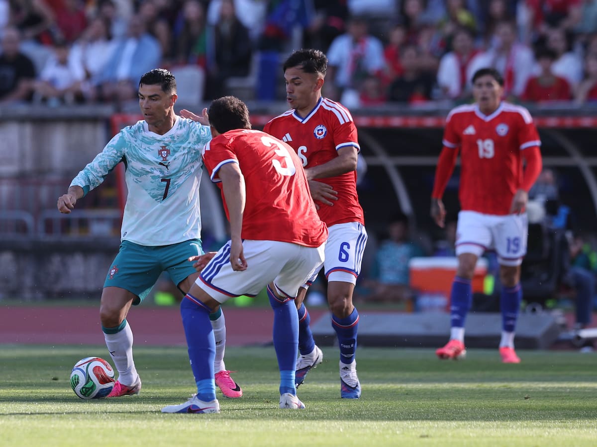 Portugal se quedó con el amistoso ante Chile en Oeiras
