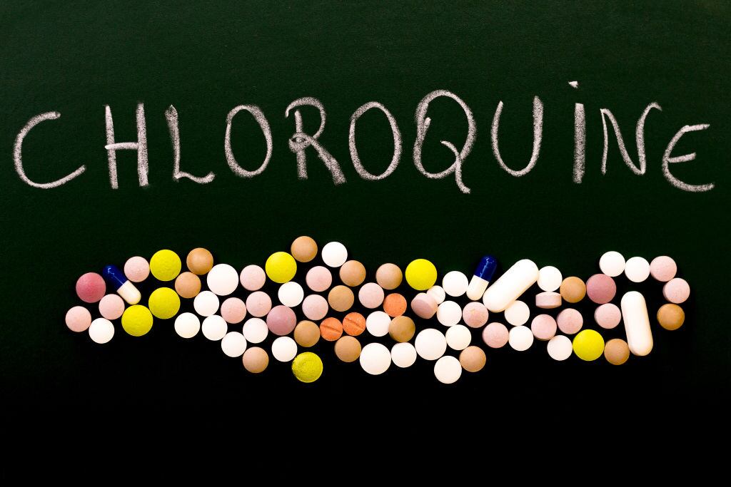 Imagen ilustrativa de pastillas del medicamento cloroquina