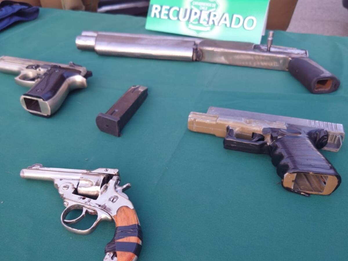 Detienen a tres sujetos por porte y tenencia ilegal de armas de fuego en La Florida