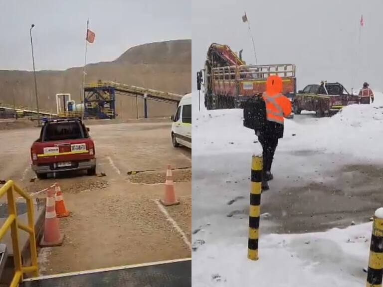 Sistema frontal golpea el norte de Chile: intensas lluvias y nevadas sorprenden en Calama