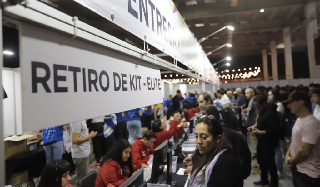 Maratón de Santiago entrega de kit