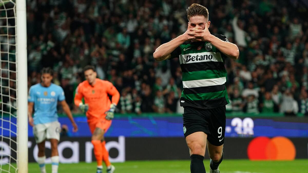 Sporting Lisboa da el gran golpe de la jornada derrotando al Manchester City por la cuarta fecha de la Champions League