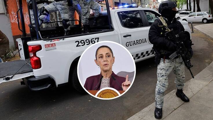 Presidenta de México pide “calma” ante violencia desatada tras muerte de capo narco “El Mencho”