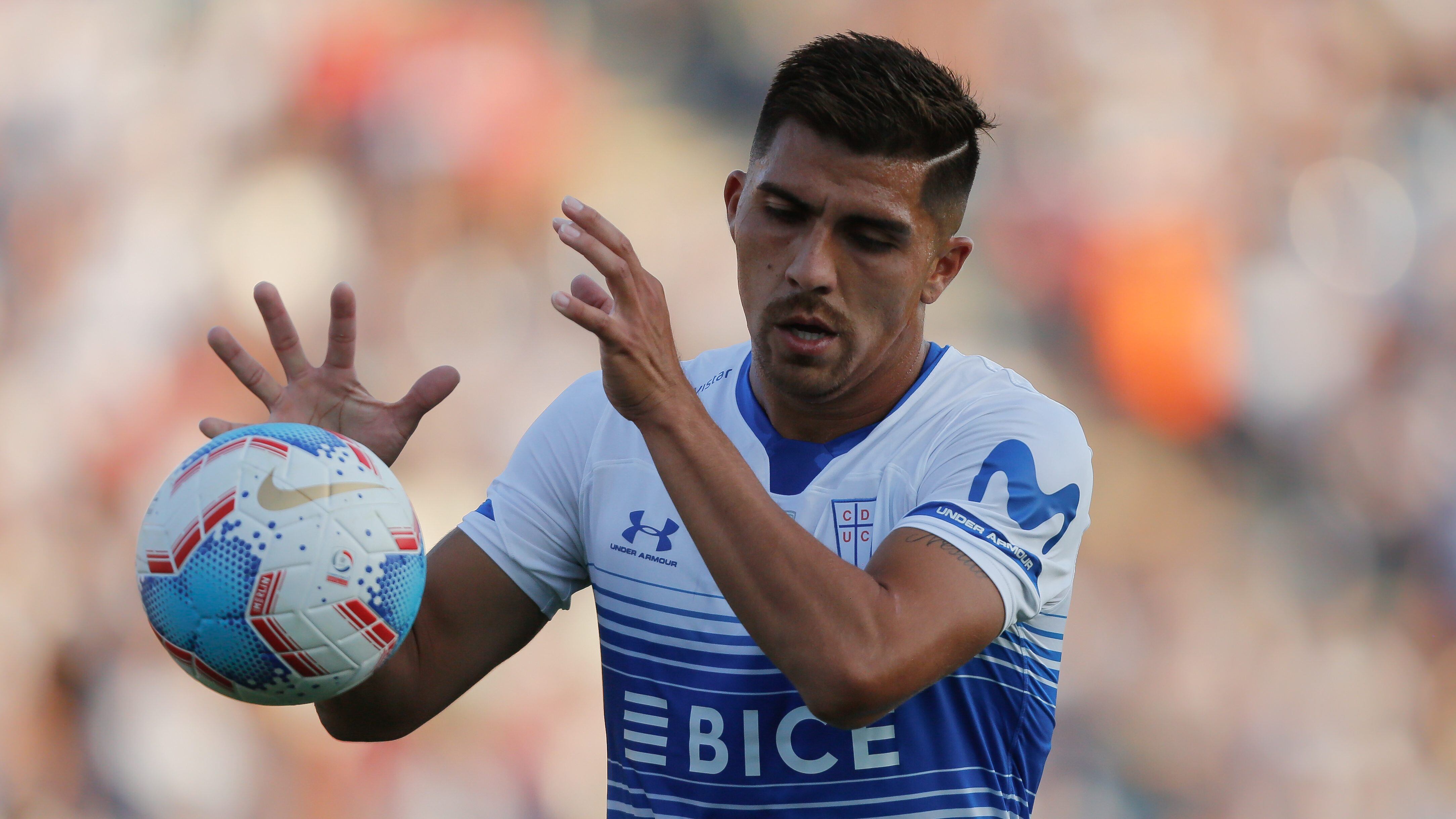 21 de Febrero del 2020/SANTIAGOCesar Pinares() ,durante el partido valido por la quinta fecha del campeonato AFP Plan Vital entre Universidad Catolica y Deportes Iquique, disputado en el Estadio San Carlos de Apoquindo.
FOTO:JAVIER VERGARA/AGENCIAUNO