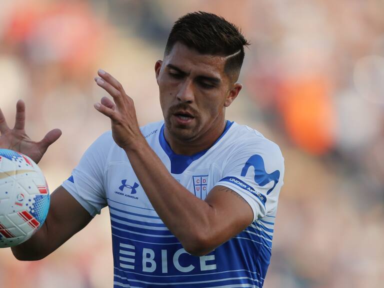 21 de Febrero del 2020/SANTIAGOCesar Pinares() ,durante el partido valido por la quinta fecha del campeonato AFP Plan Vital entre Universidad Catolica y Deportes Iquique, disputado en el Estadio San Carlos de Apoquindo.
FOTO:JAVIER VERGARA/AGENCIAUNO