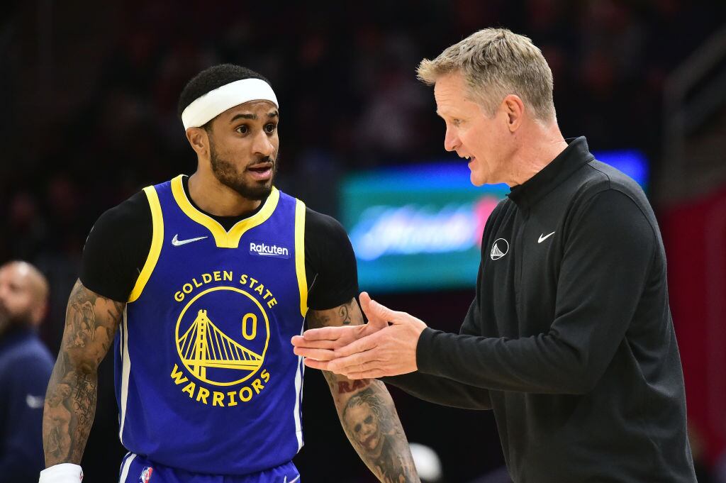 Gary Payton II y Steve Kerr