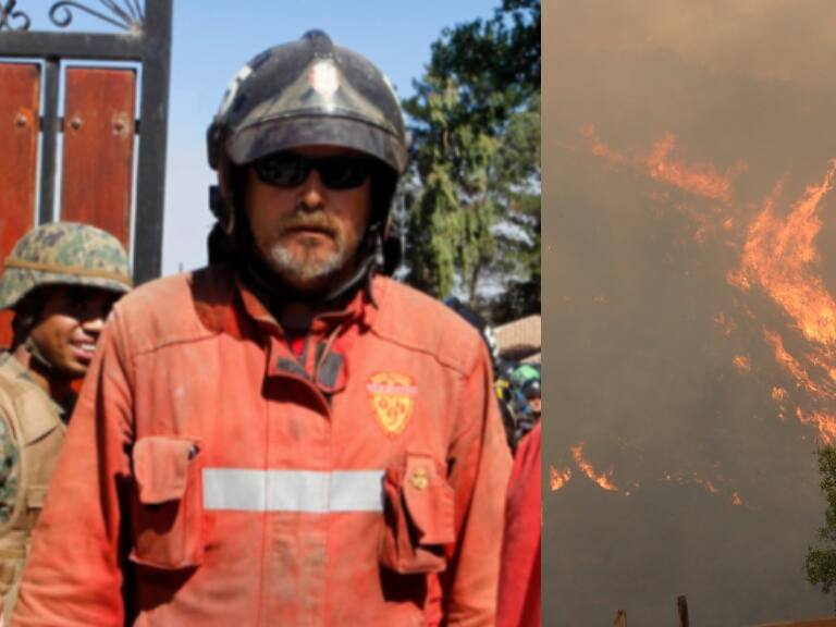 Paul Vásquez se suma al trabajo de bomberos en la región de Valparaíso: humorista llegó al sector de El Olivar