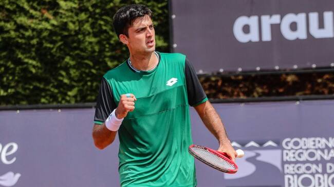 17 de Febrero de 2021 / CONCEPCION
Tomas Barrios se enfrenta a Federico Coria , en ATP Challenger de Concepcion, durante el estado de catastrofe de la pandemia covid-19
FOTO: RODRIGO GAJARDO / AGENCIAUNO