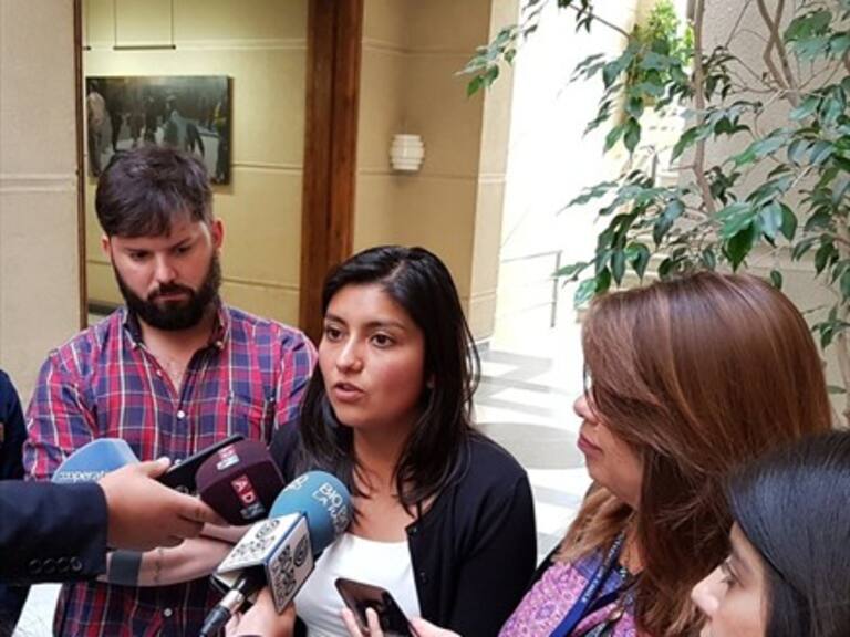 Diputadas del Frente Amplio se suman a la marcha de la Confech y el Magisterio