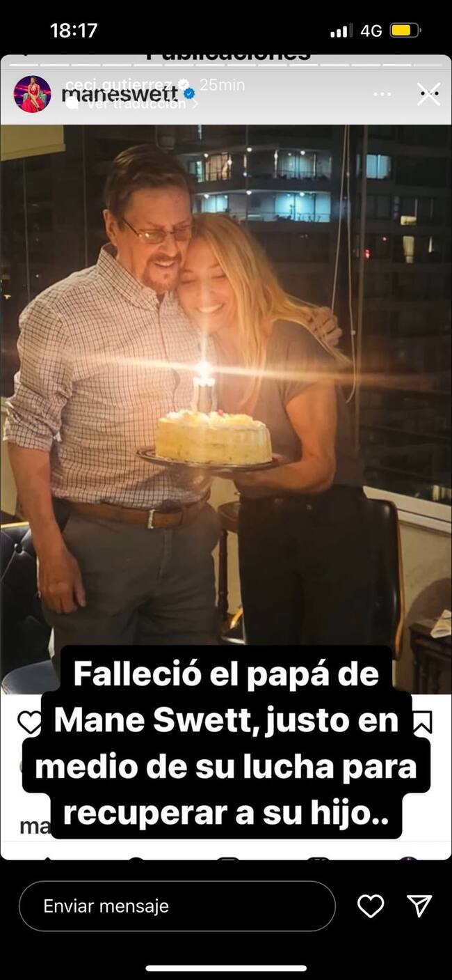 Captura Cecilia Gutiérrez en Instagram