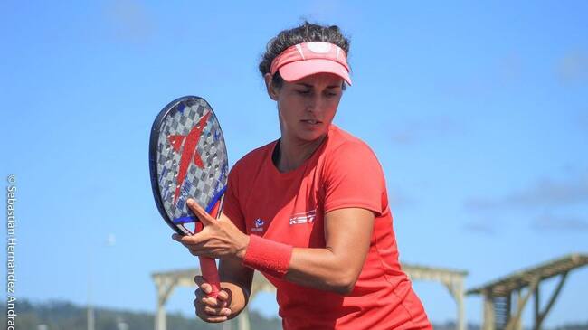 Francisca Zúñiga tenis playa