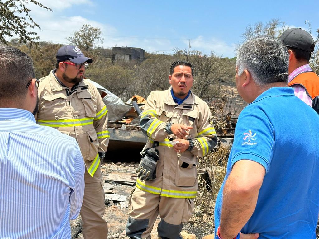 Hallazgo de cadáver tras incendios forestales en Limache