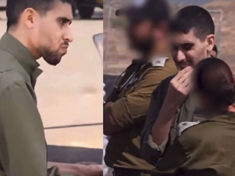 Emotivo momento: liberan a rehén que fue obligado por Hamás a cavar su propia tumba