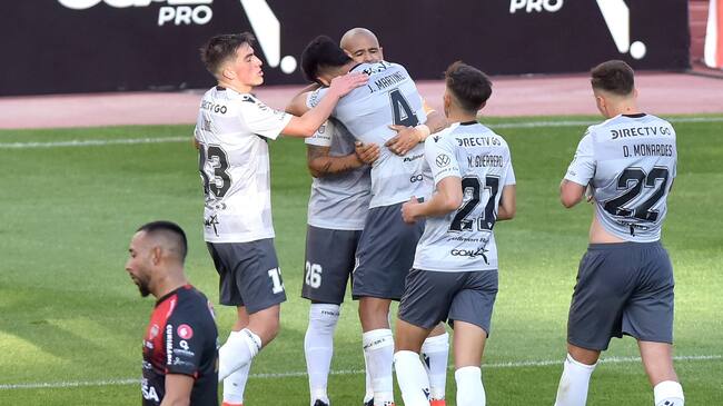 08 DE MAYO DE 2021/LA SERENAJugadores de La Serena en festejo de un gol, durante el partido valido por la fecha 7ª fecha del campeonato nacional AFP Plan Vital 2021, entre La Serena vs Ñublense, disputado en el estadio La Portada
FOTO: ALEJANDRO PIZARRO UBILLA/AGENCIAUNO
