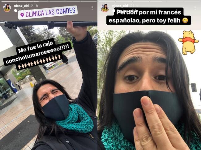Nico Cid celebró en su última visita médica tras su operación por cáncer: Estoy feliz