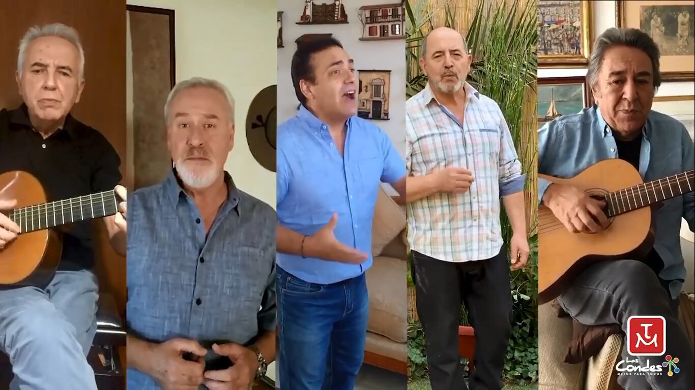 Los Cuatro Cuartos cantaron desde sus casas