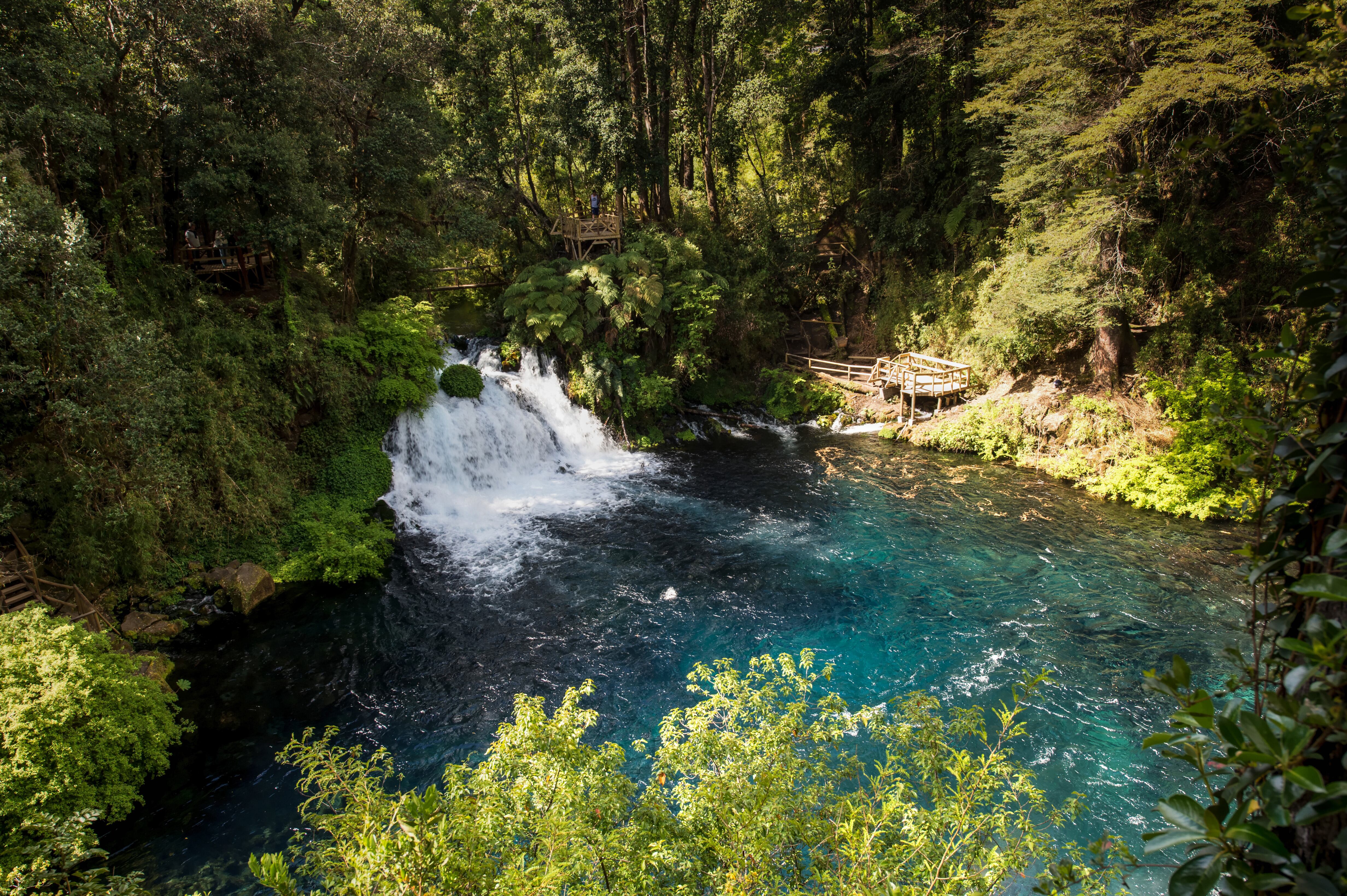 Ojos del Caburgua in Pucón, Chile.