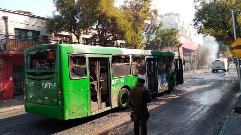 Bus, transporte público, Liceo Manuel Barros Borgoño
