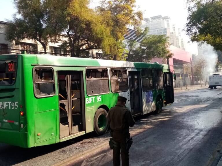 Bus, transporte público, Liceo Manuel Barros Borgoño