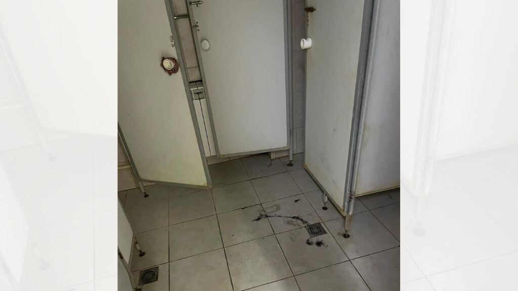 Los baños de las residencias. / Cedida.