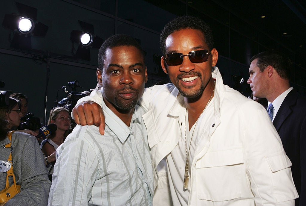 Chris Rock and Will Smith at the ArcLight Cinerama Dome in Hollywood, California (Photo by Lee Celano/WireImage)