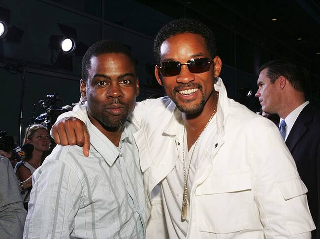 Chris Rock and Will Smith at the ArcLight Cinerama Dome in Hollywood, California (Photo by Lee Celano/WireImage)